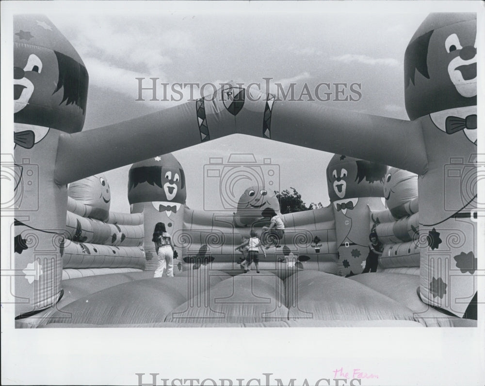 1978 Humpty Dumpty Bounce House - Historic Images