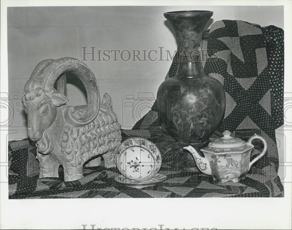 1980 Press Photo Pre-Columbian Artifacts - Historic Images