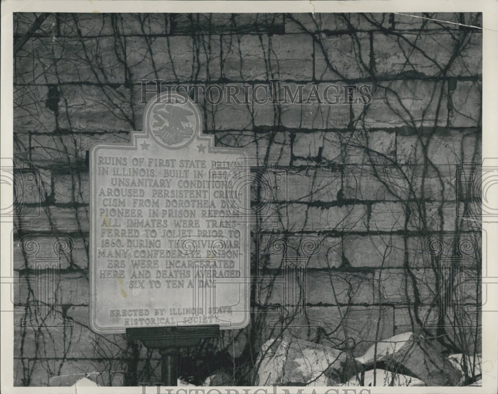 Press Photo Ruins of first state - Historic Images