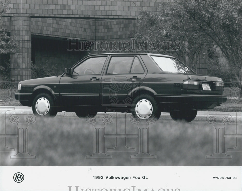 1993 Press Photo Volkswagen fox GL - Historic Images