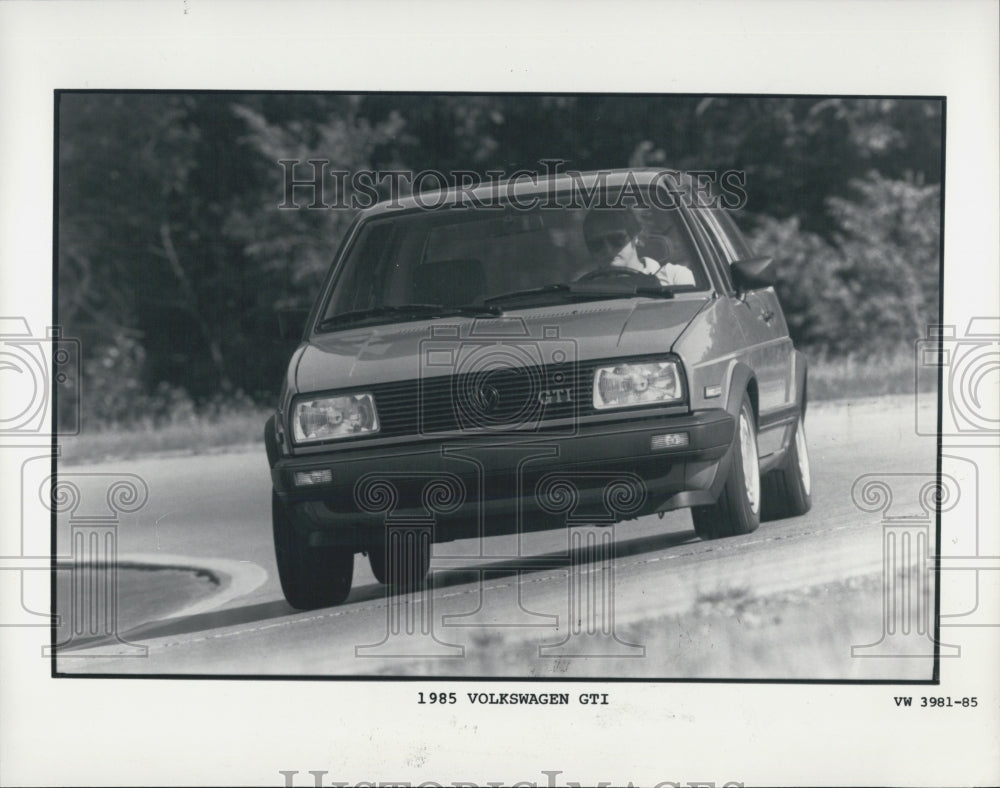 1984 Press Photo Latest 1985 Volkswagen GTI - Historic Images