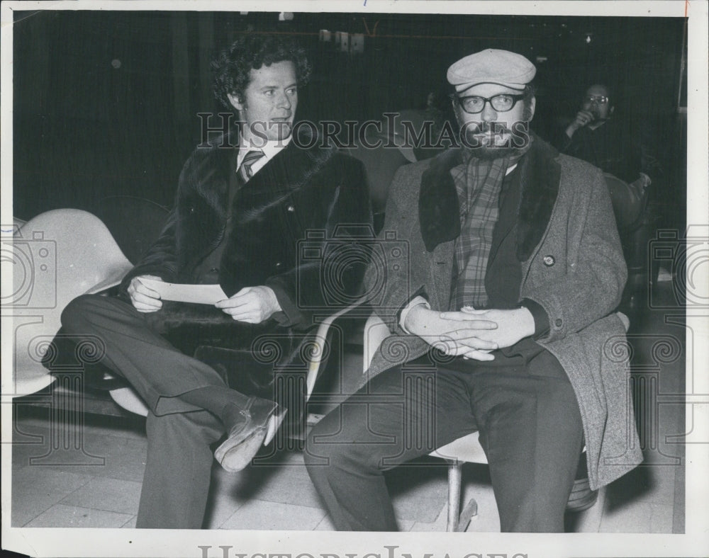 1970 Press Photo Teachers Affected By Rail Strike Chicago Train Station - Historic Images