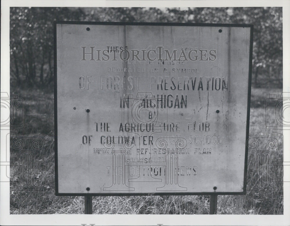 1939 Press Photo Reforestation/Tree Planting/Higgins Lake/Michigan - RSG31781 - Historic Images