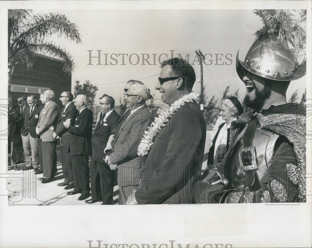 1966 Spanish Conquistadore Sunshine Skyway Gov. Haydon Burns Tampa - Historic Images