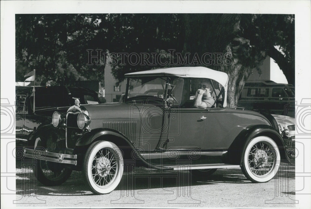 1984 Press Photo Roadster Model A Clearwater Largo Fairgrounds - Historic Images