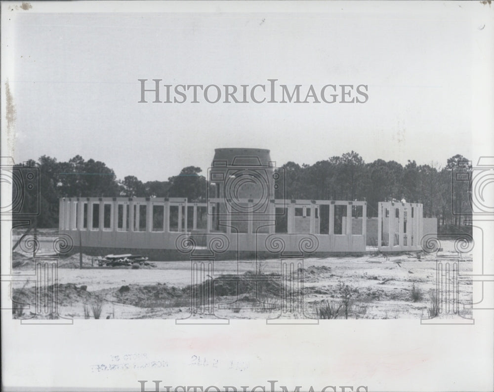 1969 Building Construction Circular Anderson Johnson Henry Parrish - Historic Images