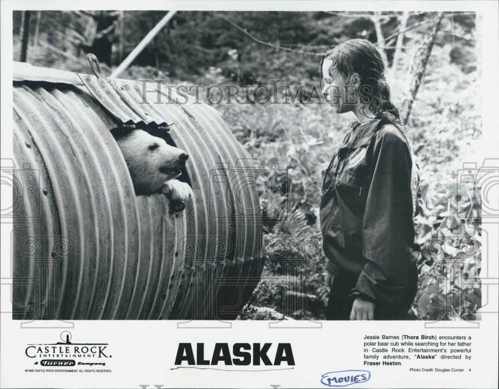 Press Photo NONE Thora Birch Alaska Jessie Barnes Movie - Historic Images