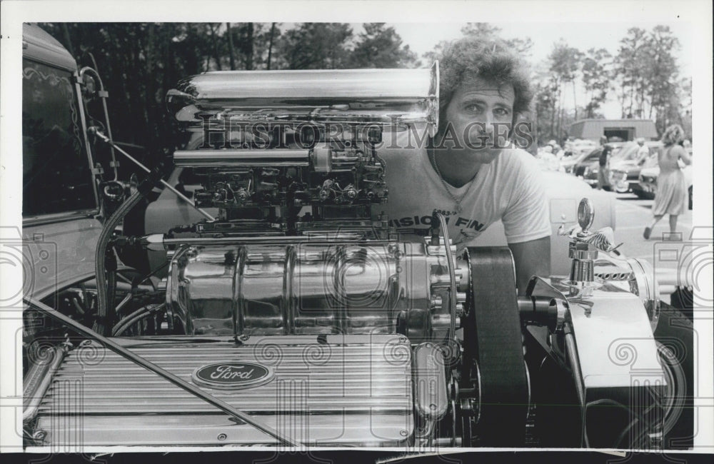 1965 Press Photo Frank Scala Car Engine - RSG32305 - Historic Images