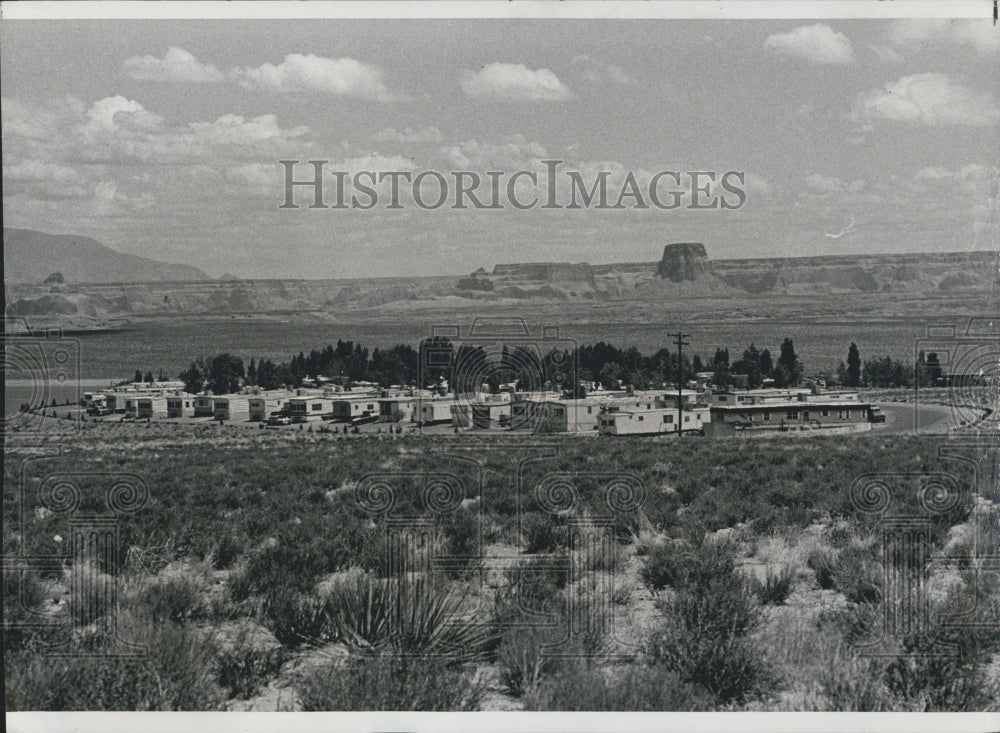 1977 More Trailer Home Parks Growing In Desert Near Page, Arizona - Historic Images