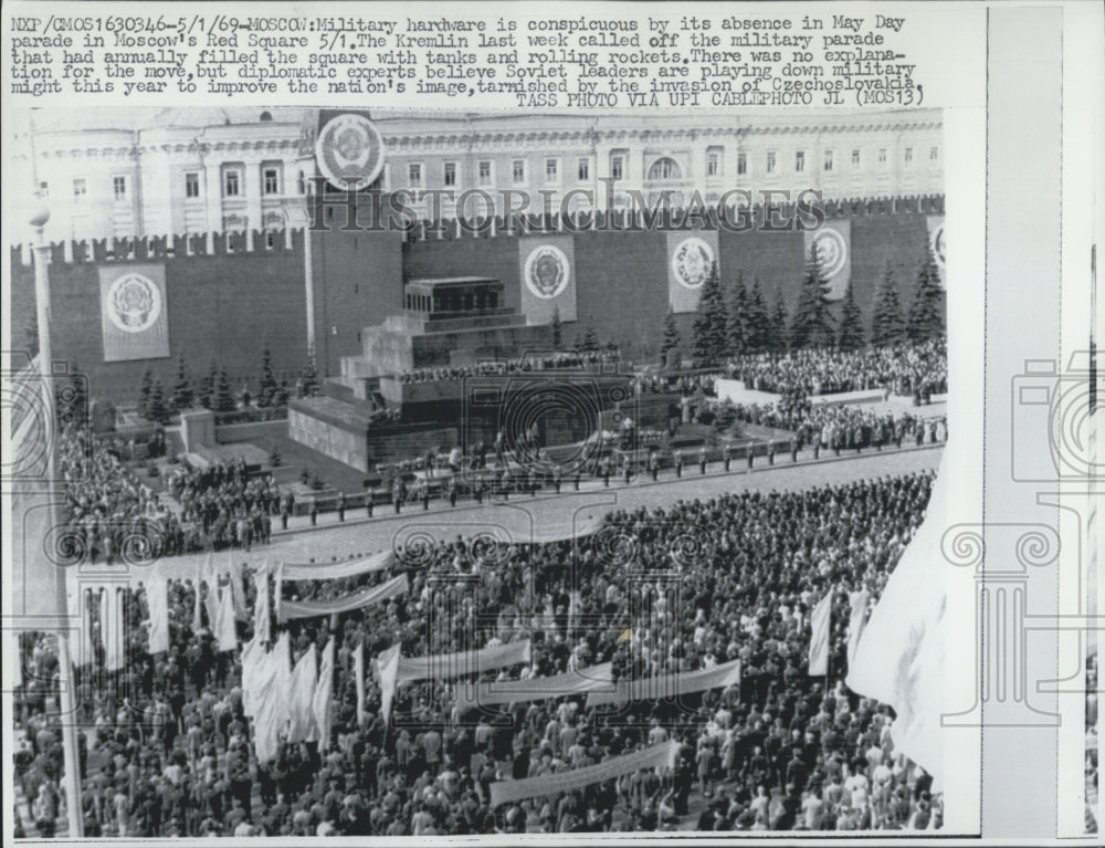 1969 Annual Military Parade Canceled In May Day Celebration, Moscow - Historic Images