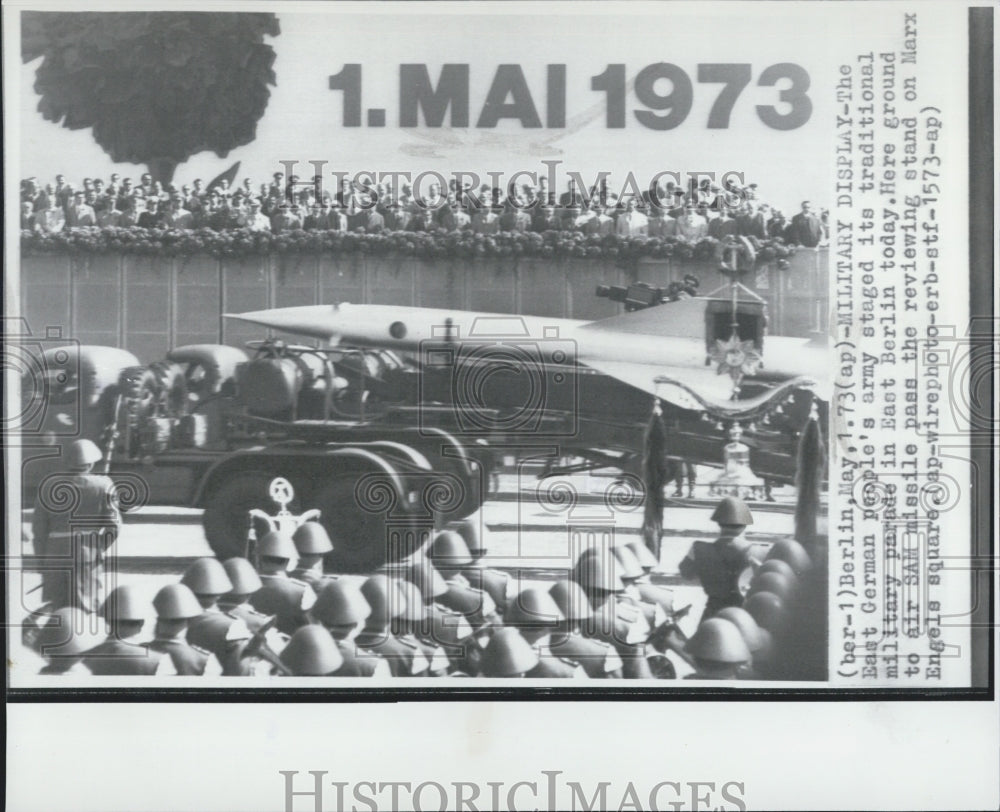 1973 East German people army staged its traditional military parade - Historic Images