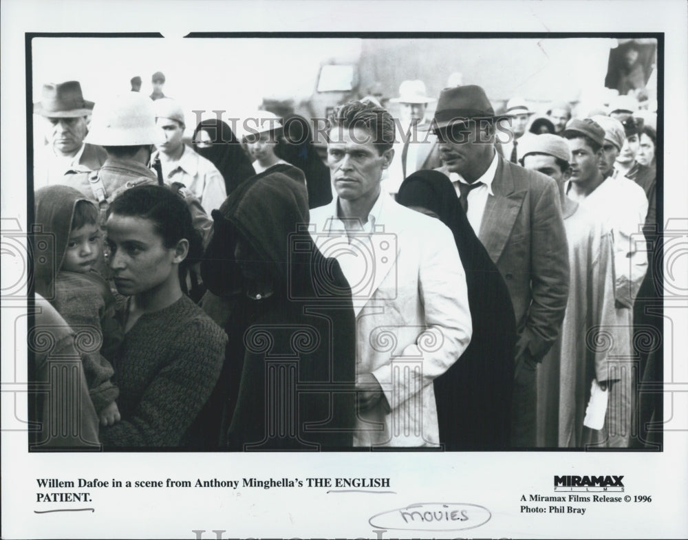 1996 Press Photo William Dafoe Actor movie The English Patient - Historic Images