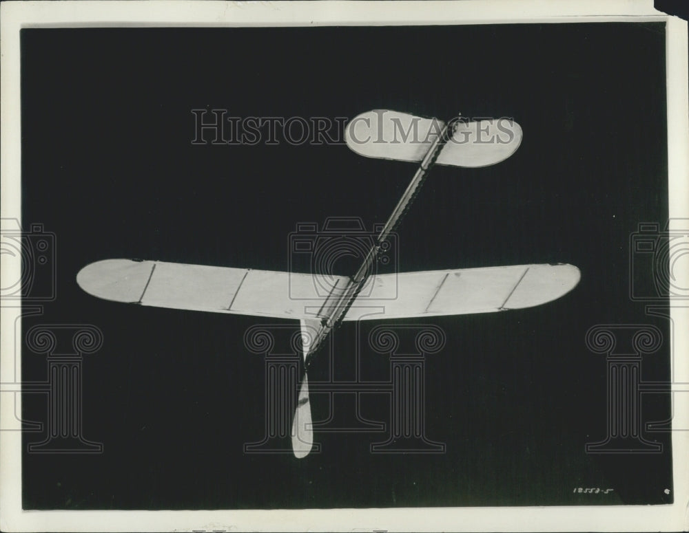 1928 &quot;Pusher&quot; airplane has propellers behind the wing - Historic Images