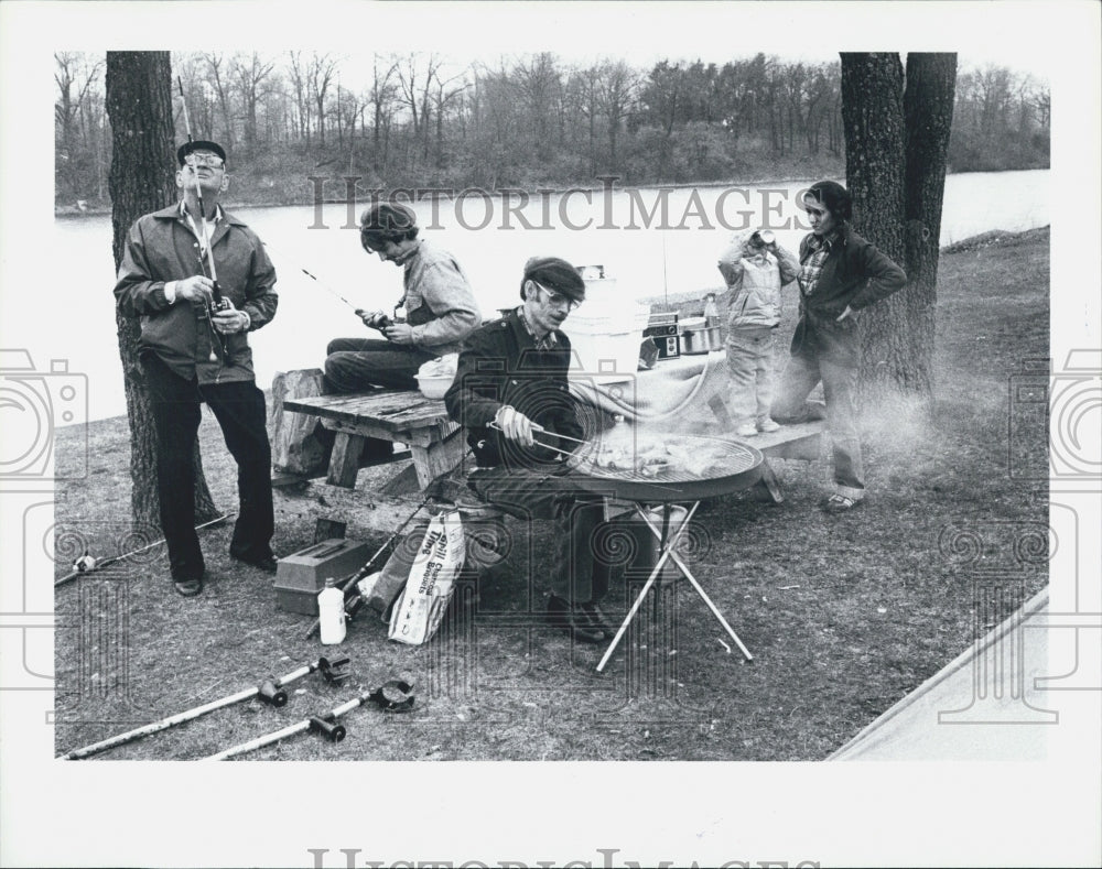 1983 Press Photo Kensington Metro park ERvin Sauers Dougles Stallard - Historic Images