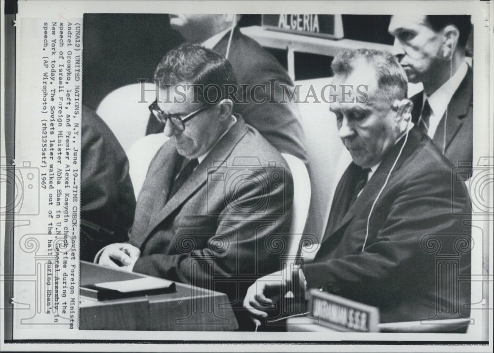 1967 Soviet Foreign Minister Andrei Gromyko - Historic Images