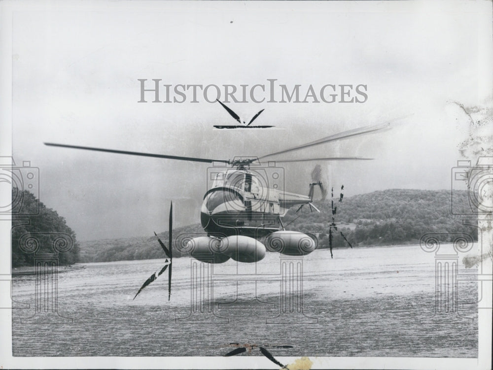 1956 Helicopter with flotation gear - Historic Images