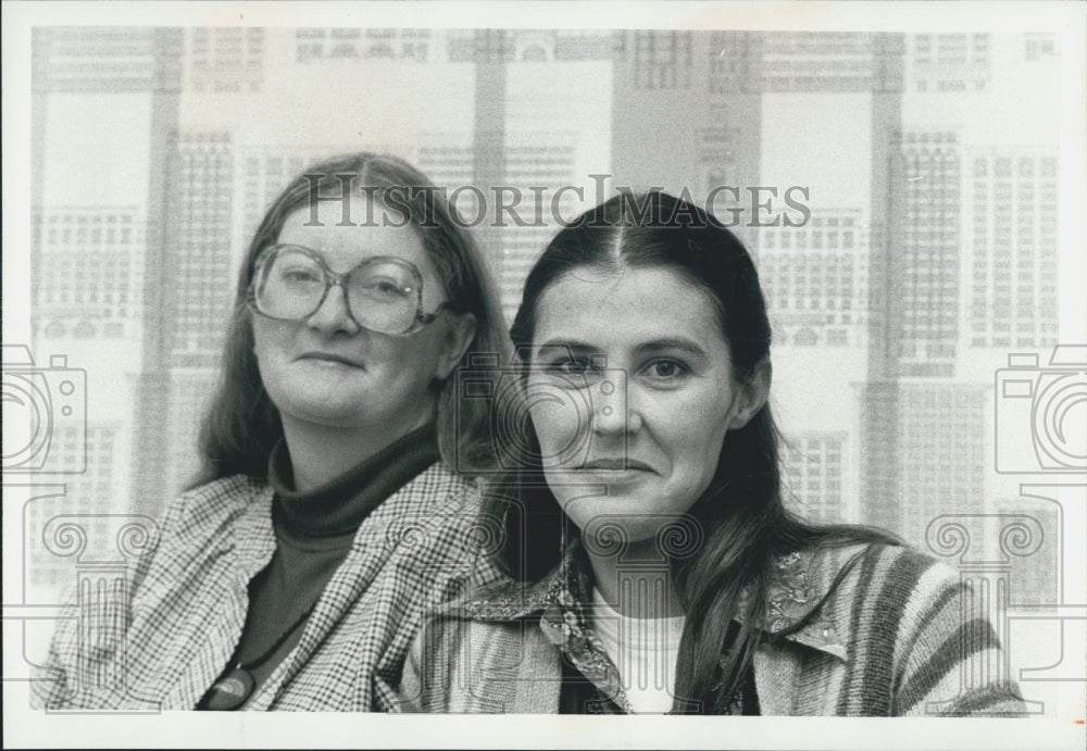 1979 Press Photo Gayle Ross and Liz Ollis, Storytellers - Historic Images