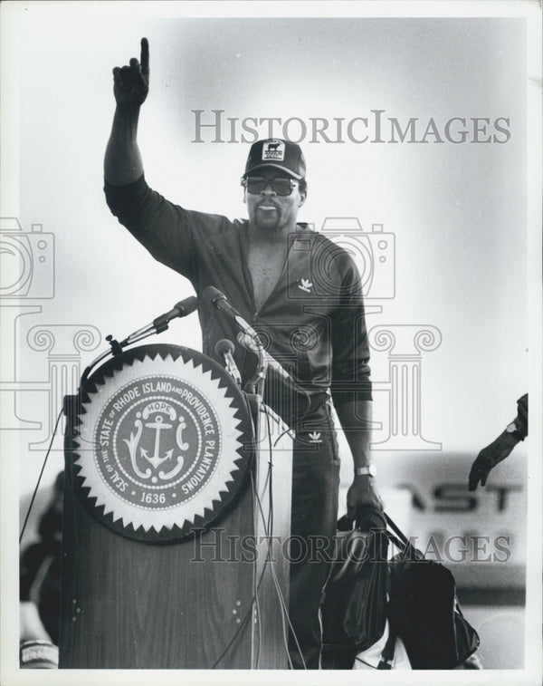 1986 Julius Adams, New England Patriots Player - Historic Images