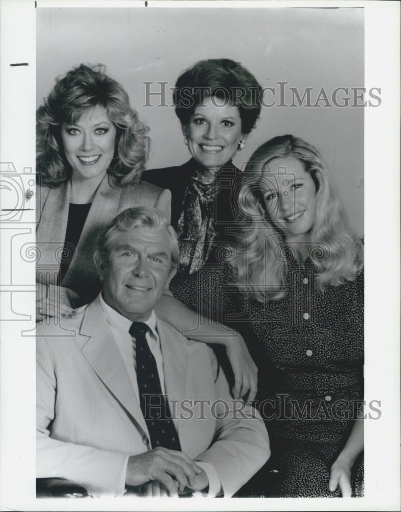 1988 Press Photo Actors Matlock - Historic Images