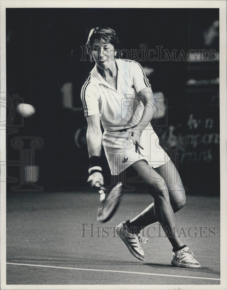 1981 Press Photo Wendy Turnbull in Avon championship - Historic Images