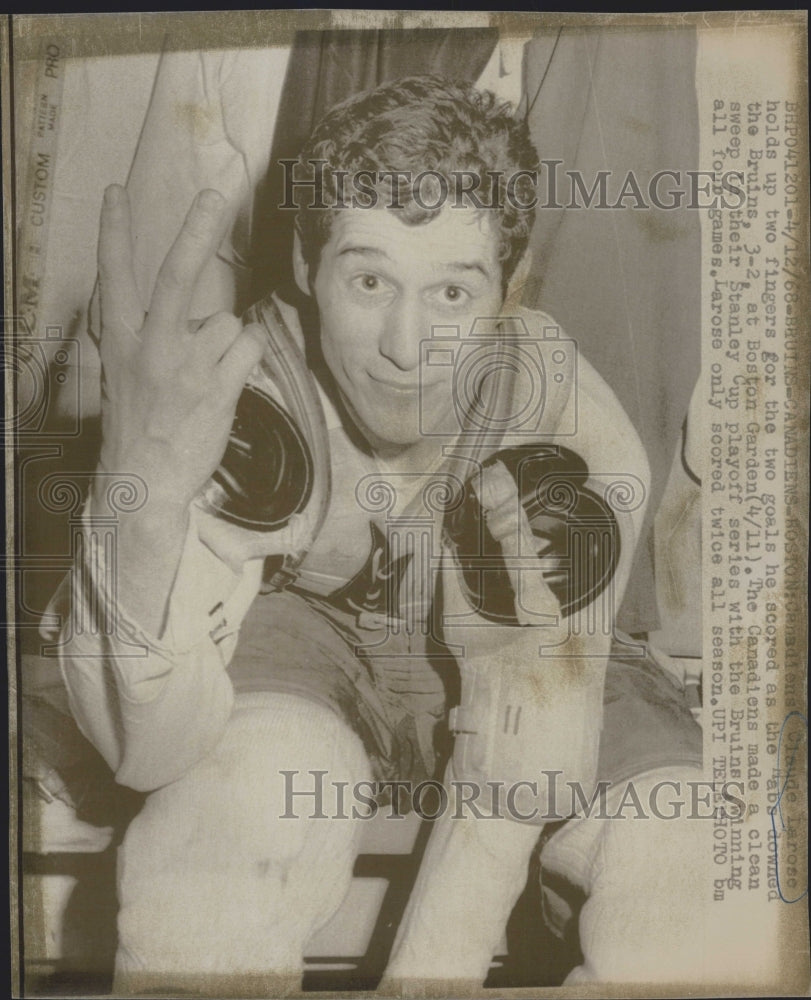 1968 Claude Larose/Canada/Hockey - Historic Images