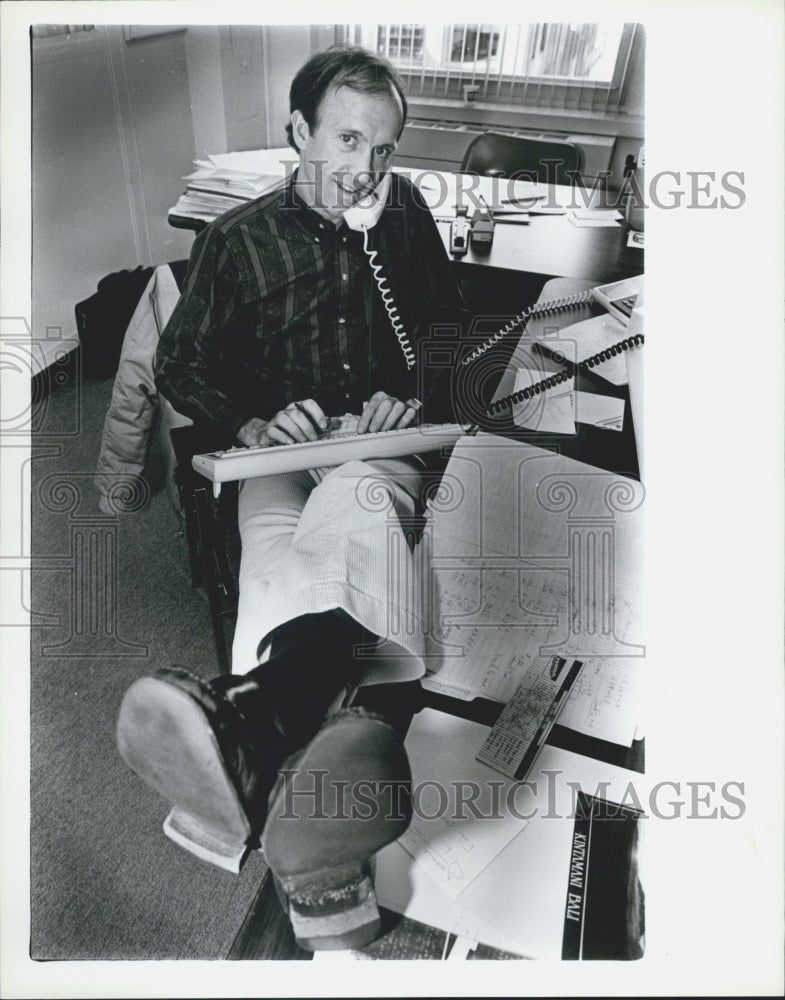 1988 Press Photo Jack Fultz/Director Hospitality/BAA - Historic Images