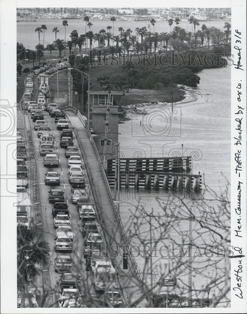 1988 Press Photo Clearwater Memorial Causeway - Historic Images