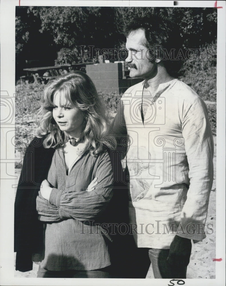 1976 Catherine Burns guest-star in &quot;Police Woman&quot; with Charles - Historic Images