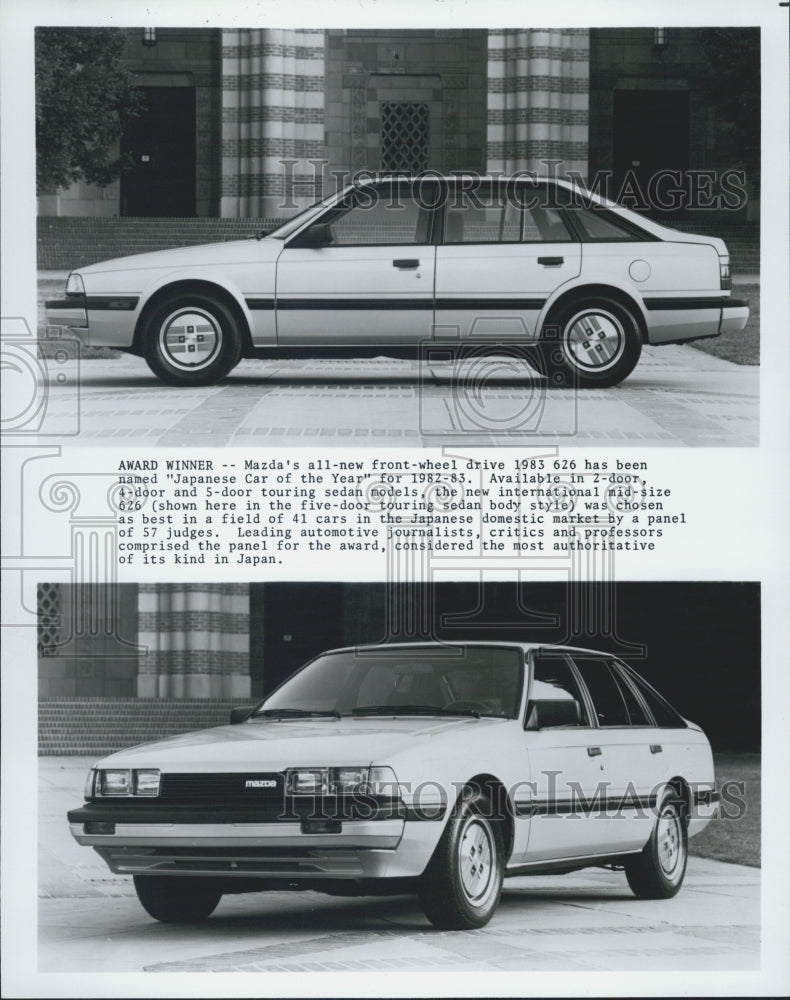 1983 Press Photo Mazda model - Historic Images