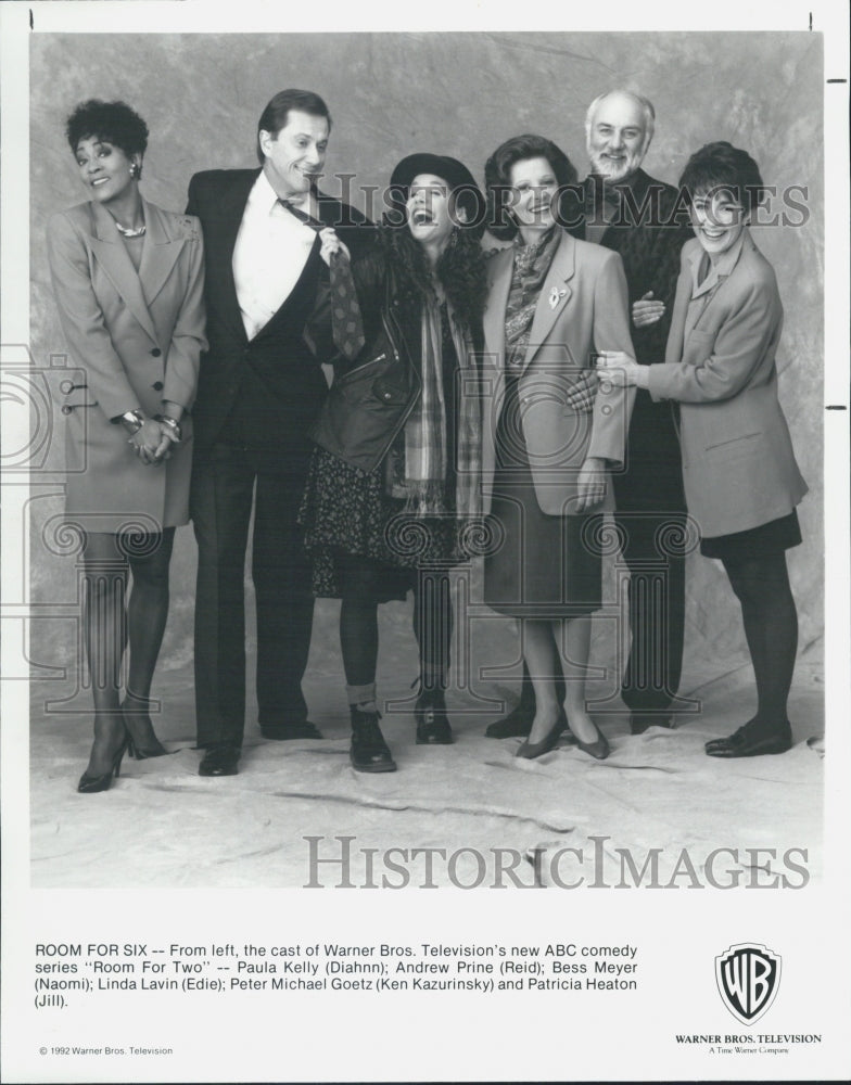 1992 Press Photo From left Warner ,Pawla , Andrew, Mayer, Linda, Michael, Jill - Historic Images