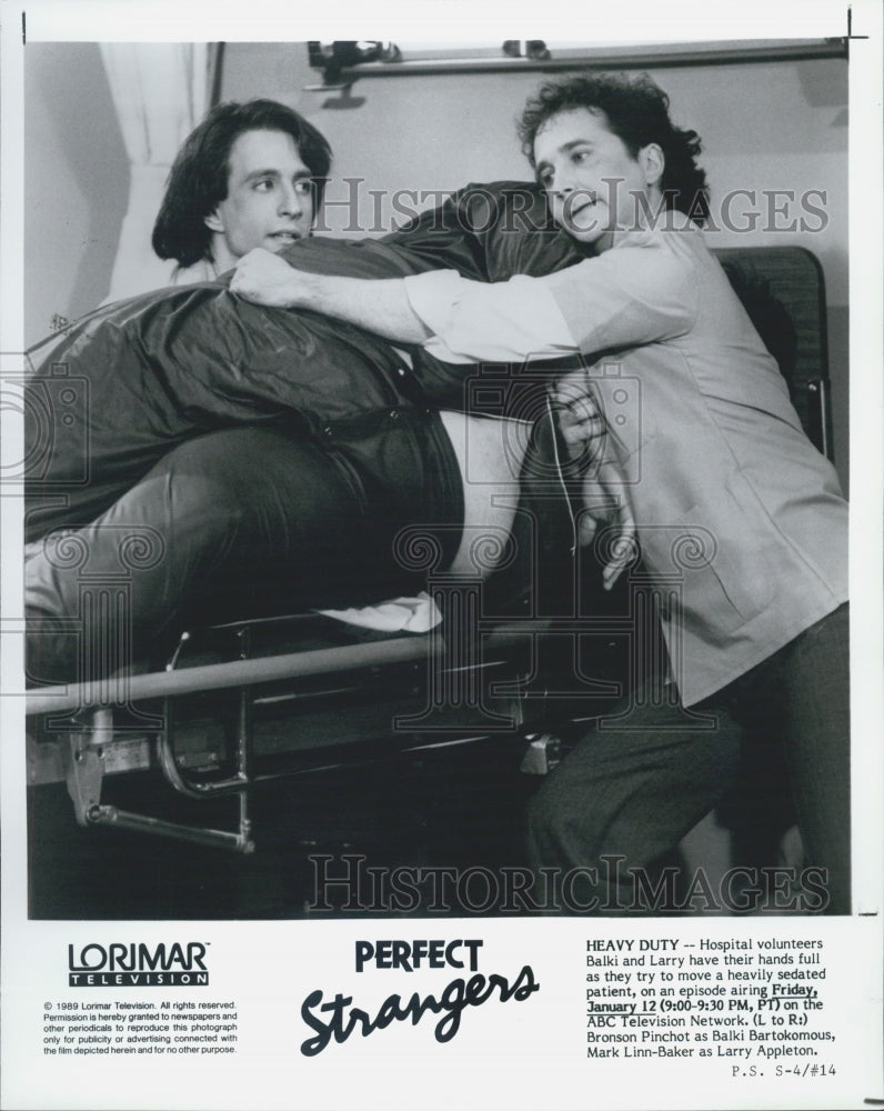 1990 Press Photo Perfect strangers - Historic Images