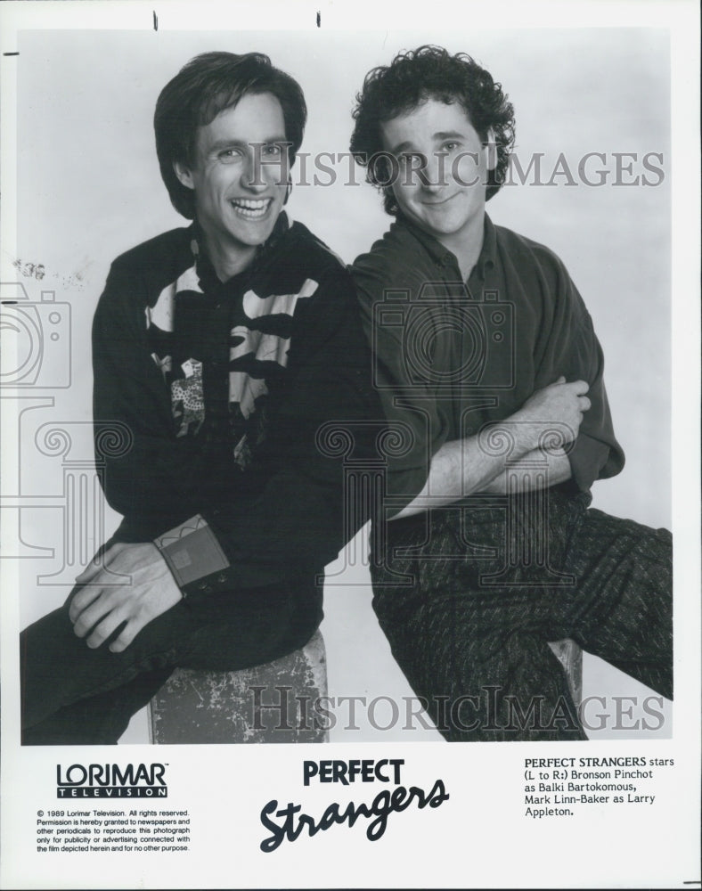 1990 Press Photo TV Program &quot;Perfect Strangers - Historic Images