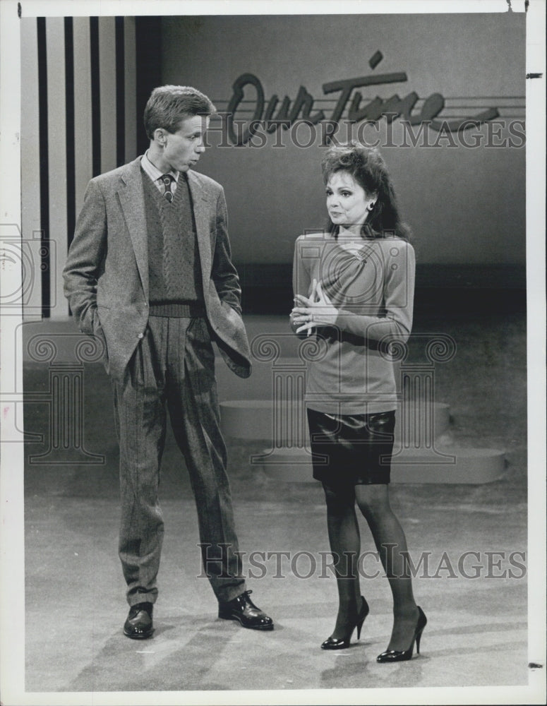 1985 Press Photo Harry Anderson and Karen - Historic Images