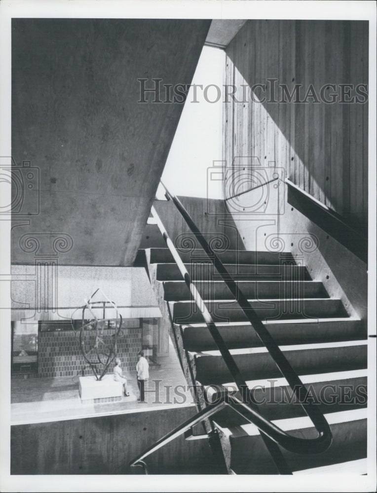 Press Photo Interior View Children&#39;s Hospital Medical Center Cambridge Mass. - Historic Images