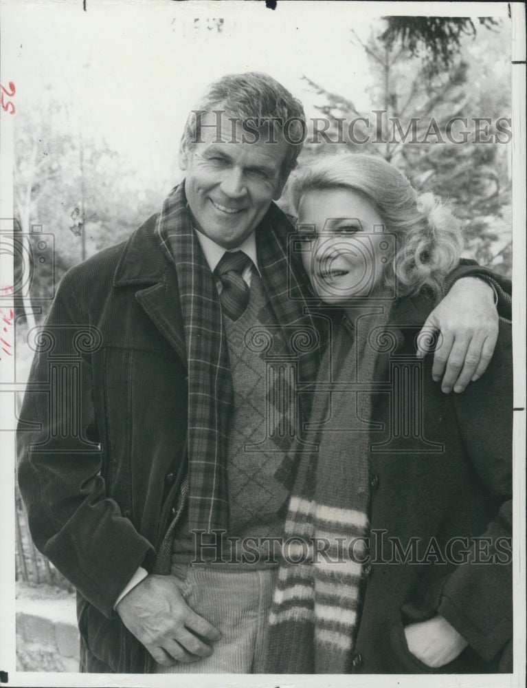 1983 Press Photo Don Murray and Gena Rowlands in &quot;Thursday&#39;s Child&quot; - Historic Images