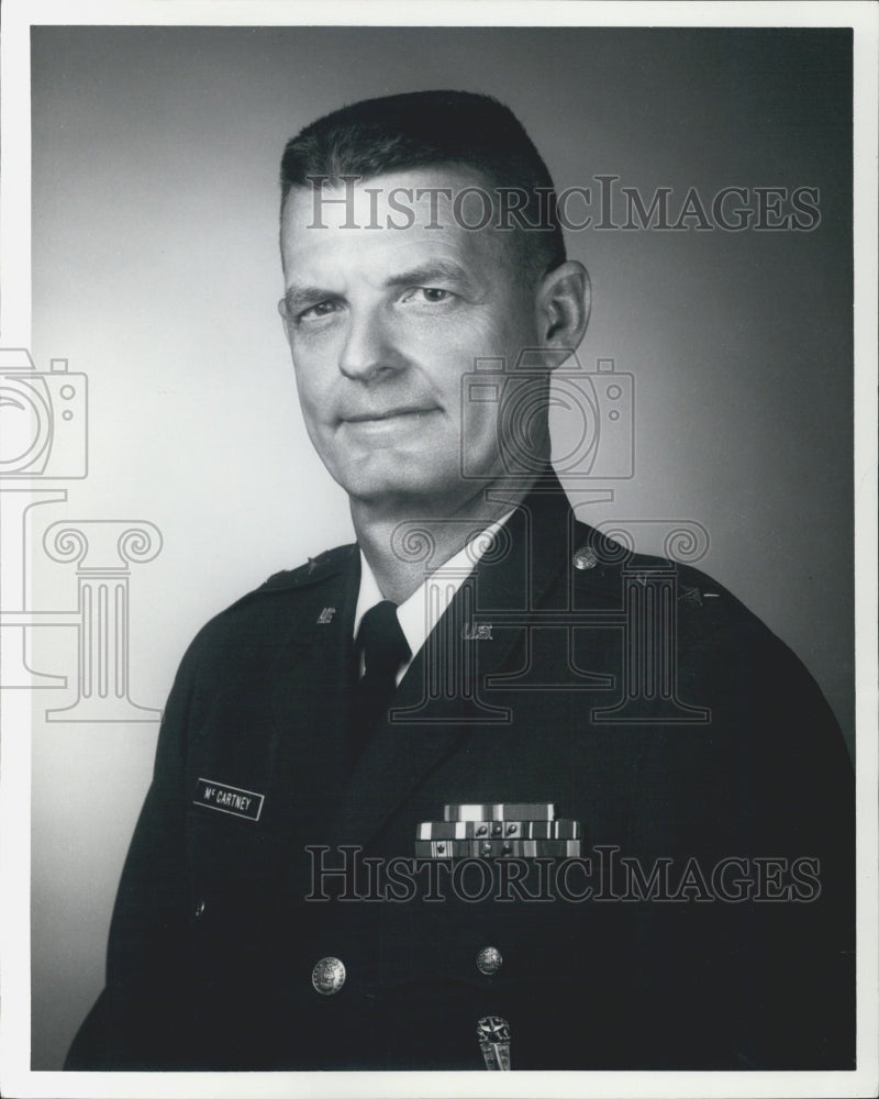 1983 Press Photo Major General Forrest S. McCartney U.S. Air Force - Historic Images