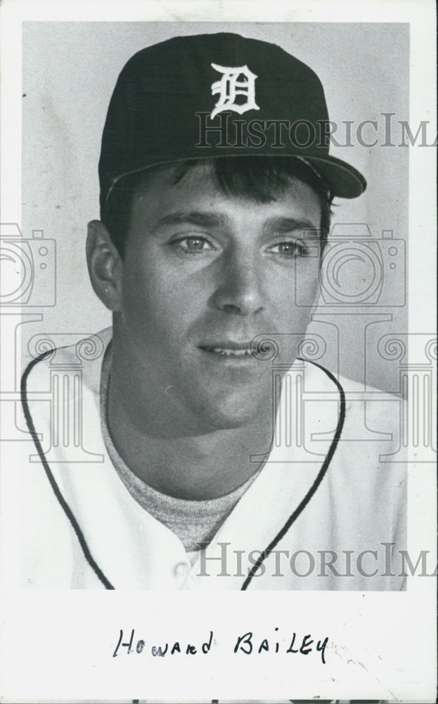 1990 Press Photo Howard Bailey of the Detroit Tigers - Historic Images