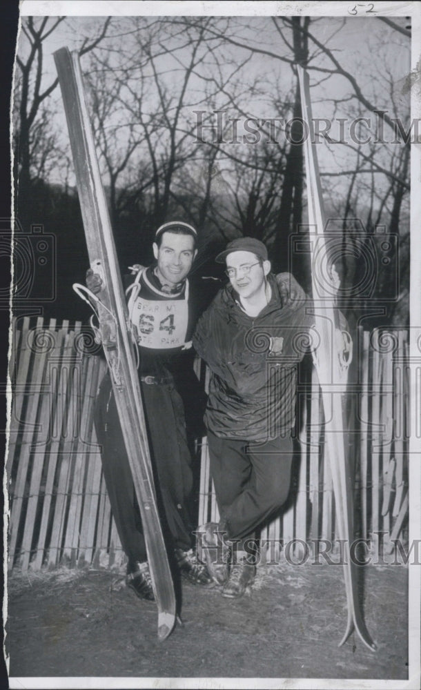 1953 Skiers Art Devlin and Meezy Barber - Historic Images