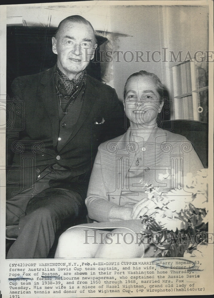 1971 Harry Hopeman and his wife Lucy - Historic Images