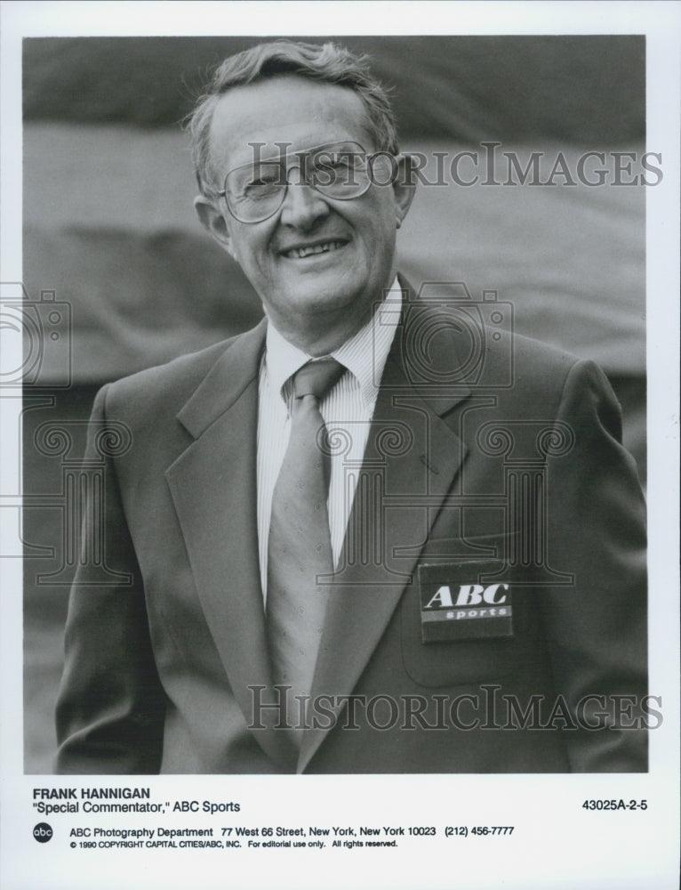 1990 Press Photo Frank Hannigan - Historic Images