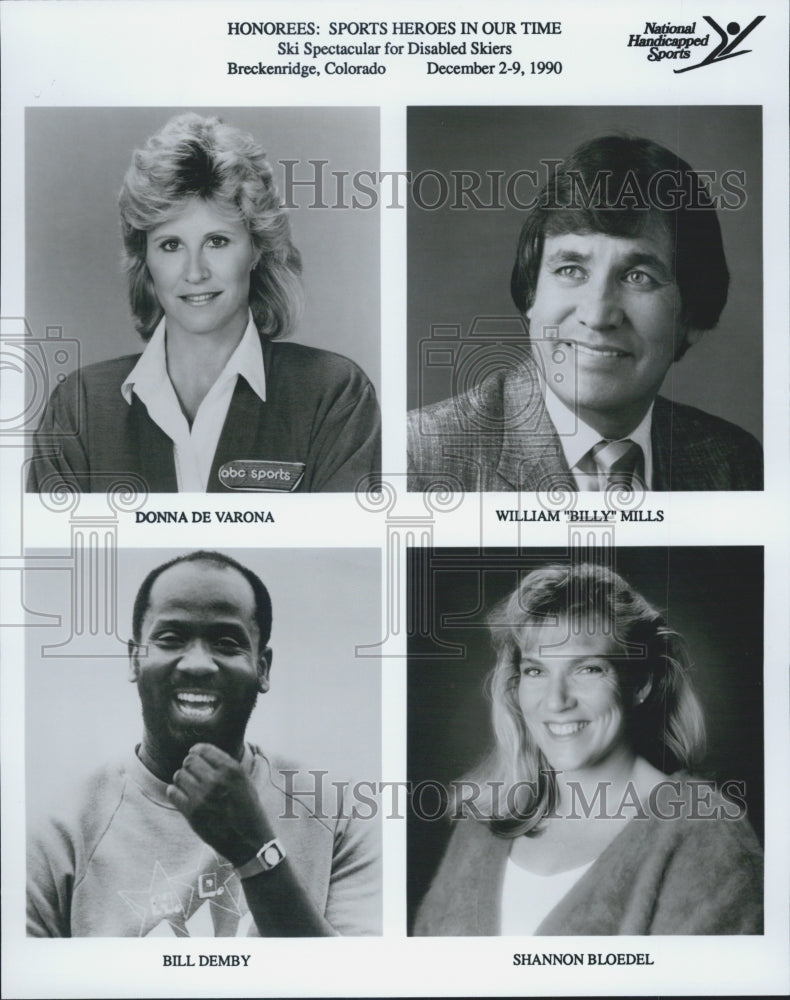 1990 Press Photo sports heroes - Historic Images