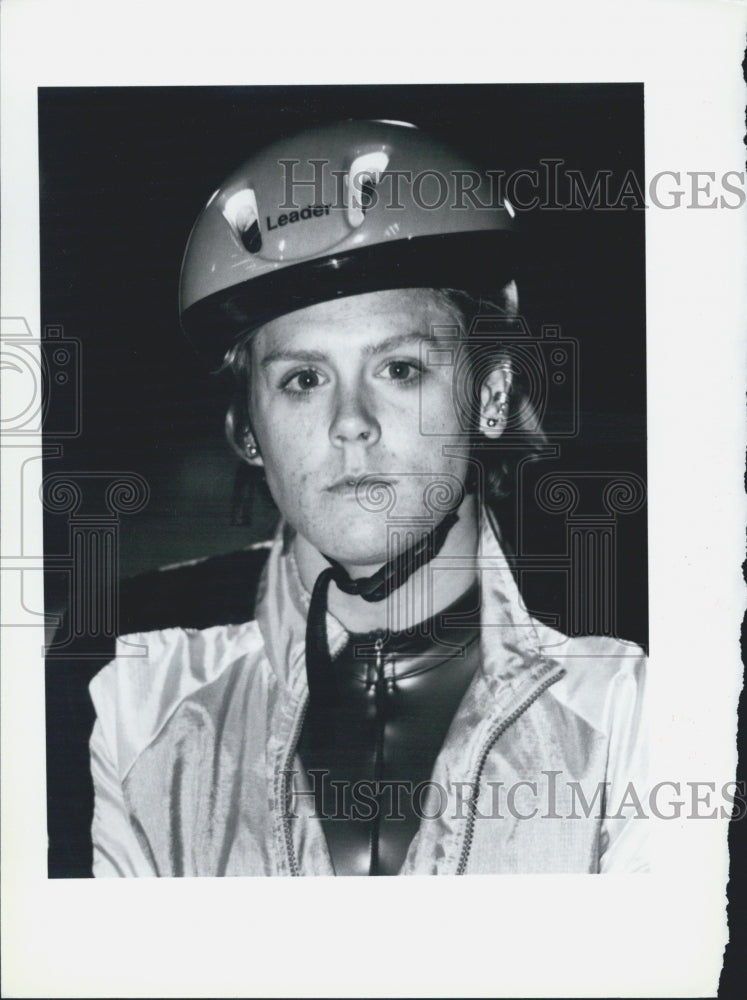 1991 Press Photo Lucy Tyler Vinnicombe Australian Olympic World Champion Cyclist - Historic Images