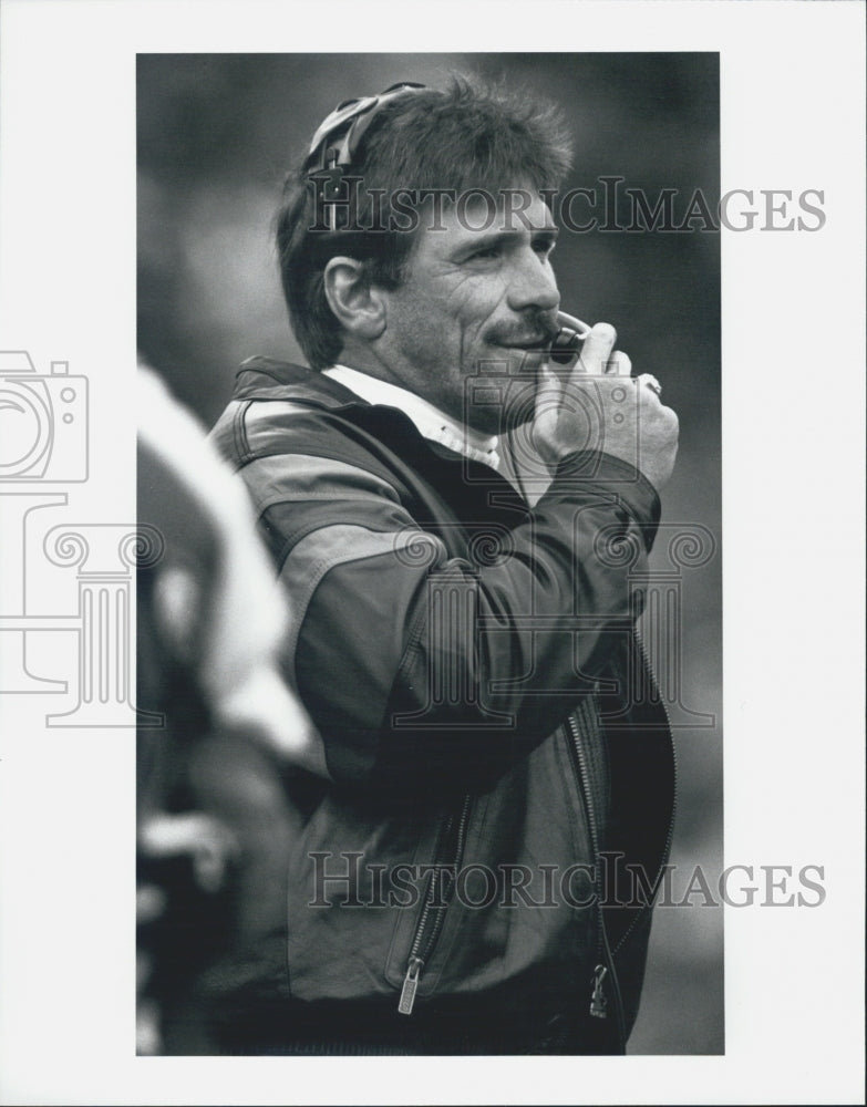 1993 Press Photo Chicago Bears Coach Dave Wannstedt - Historic Images