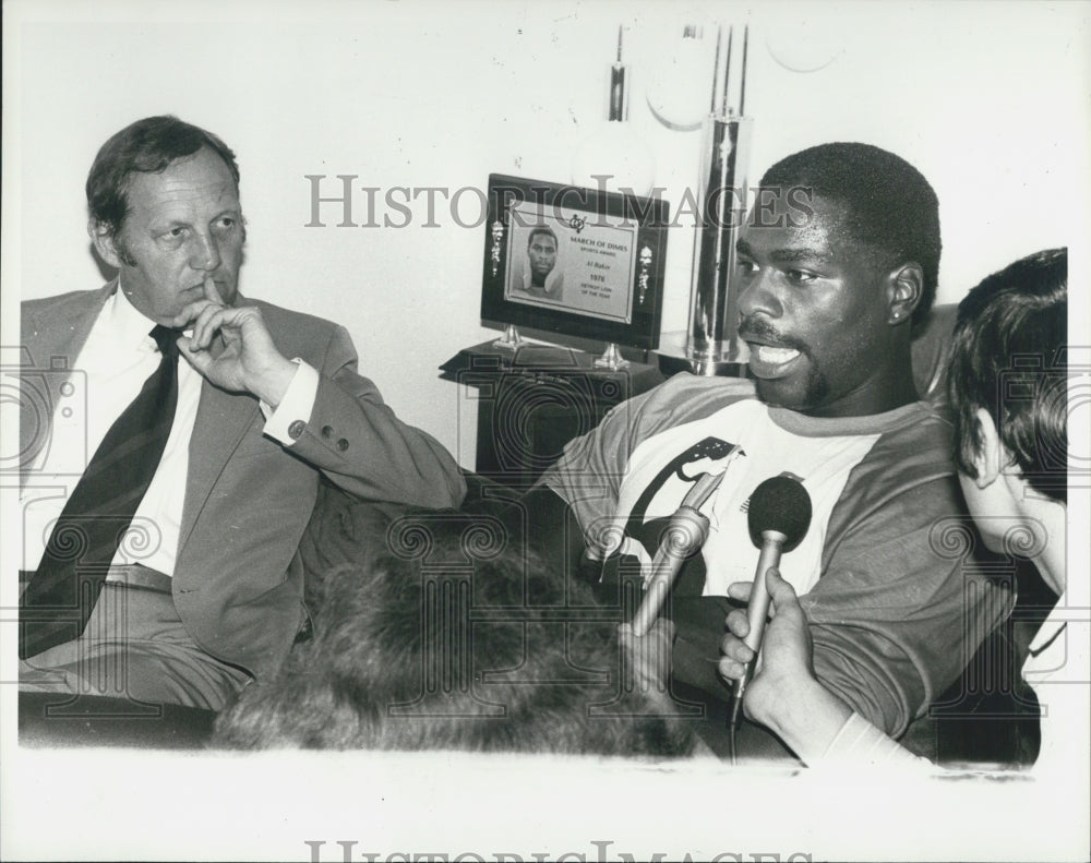 1980 Press Photo Bubba Baker athlete - Historic Images