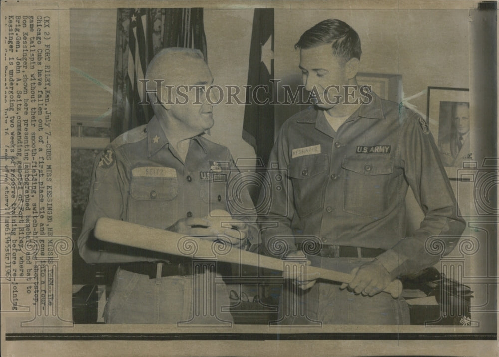 1967 Press Photo Brig Gen John Seitz - Historic Images