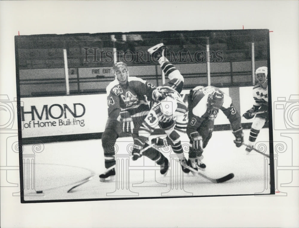 1988 Press Photo Ice Hockey-Denver Rangers - Historic Images