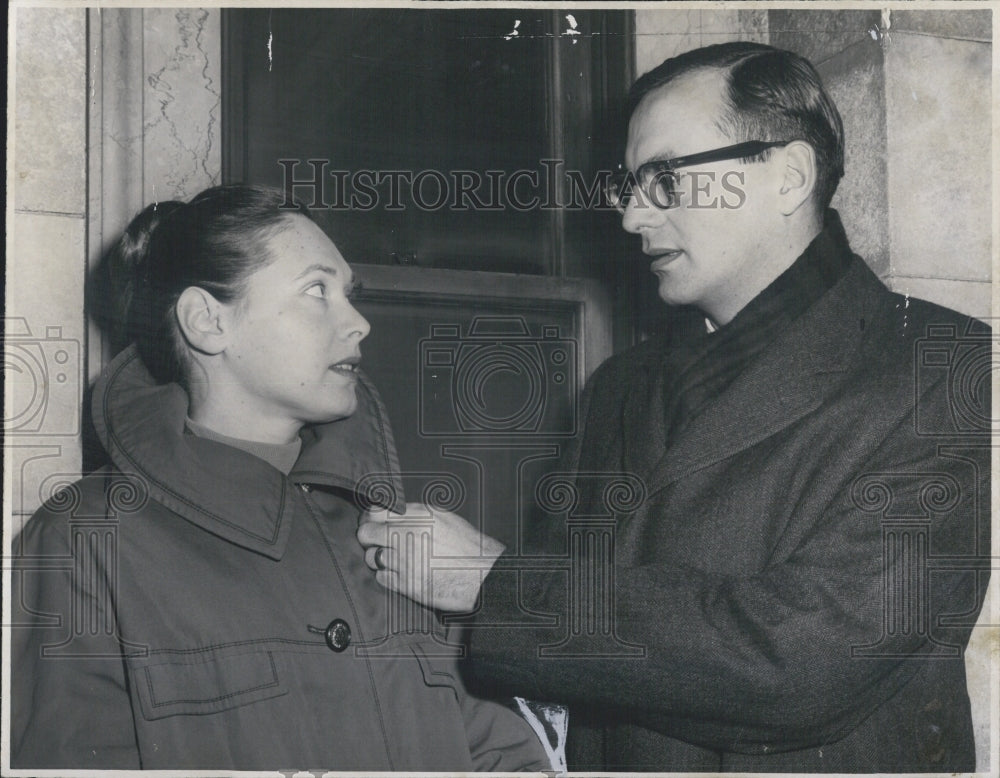 Press Photo Dr Joseph Kreplick in Court for Performing Abortions - Historic Images