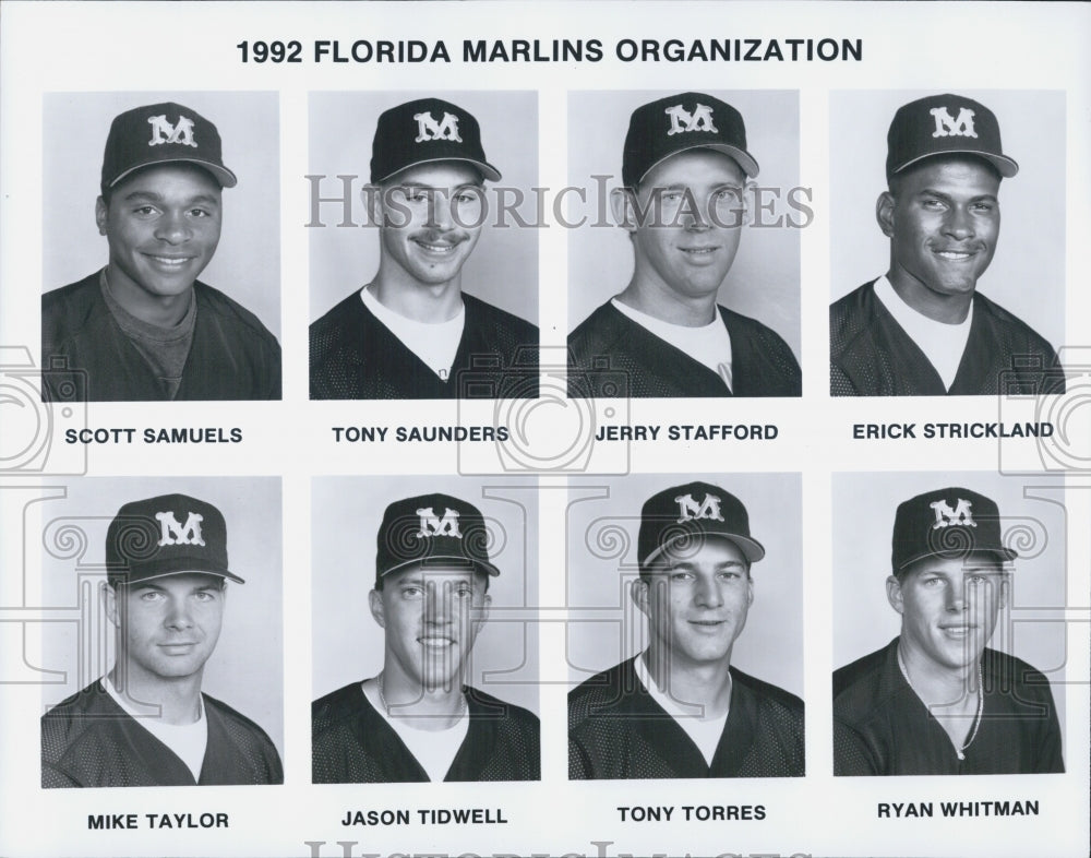 1992 Press Photo Florida Marlins - Historic Images