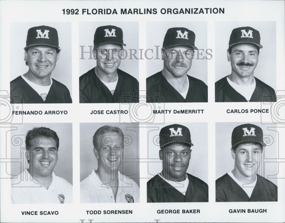 1992 Press Photo Florida Marlins - Historic Images