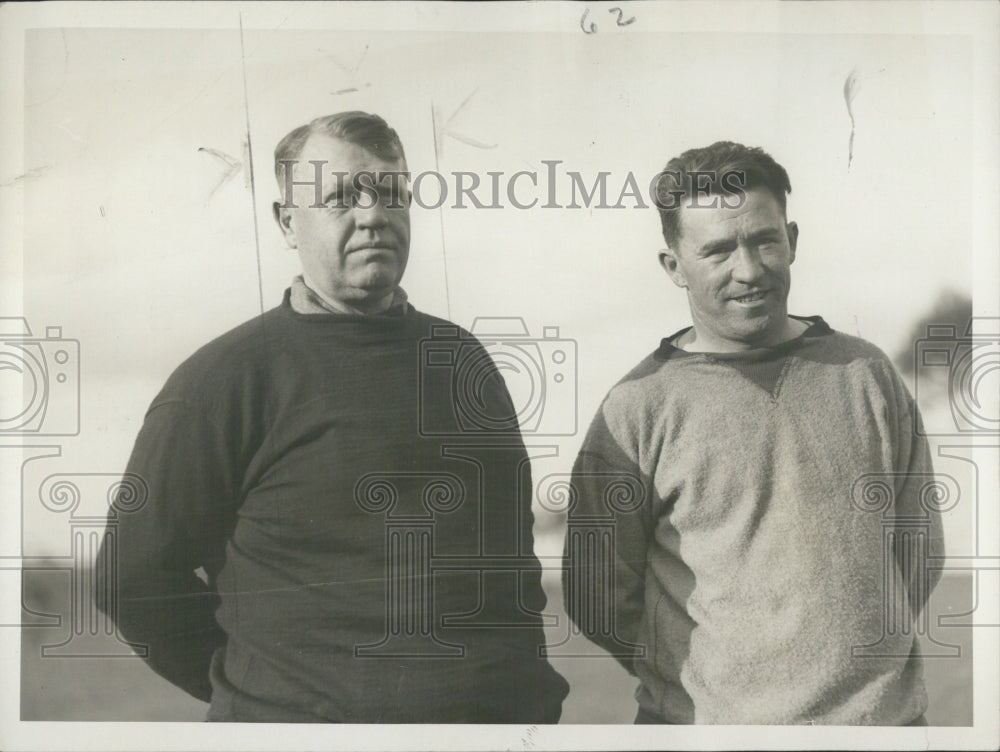 1920 Head Coach Carroll & Asst Moloney of St Johns High - Historic Images